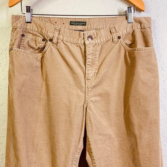 LAUREN JEANS CO Ralph Lauren Jeans Pants Vintage Corduroy Tan Khaki Straight Leg - Picture 5 of 12